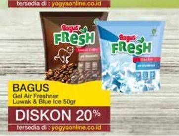 Promo Harga Bagus Fresh Air Freshener Luwak Coffee, Blue Ice 50 gr - Yogya