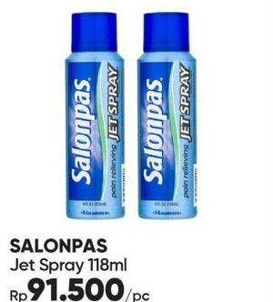 Promo Harga SALONPAS Jet Spray 118 ml - Guardian