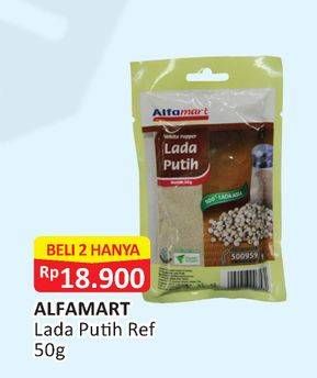 Promo Harga ALFAMART Lada Putih Bubuk per 2 pouch 50 gr - Alfamart