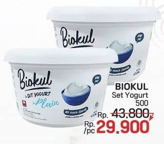 Promo Harga Biokul Set Yogurt 500 ml - LotteMart