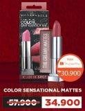 Promo Harga MAYBELLINE Color Sensational Lipstick  - Alfamart