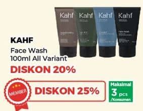 Promo Harga Kahf Face Wash All Variants 100 ml - Yogya