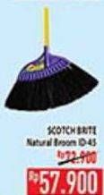 Promo Harga 3M SCOTCH BRITE Natural Broom ID-45  - Hypermart