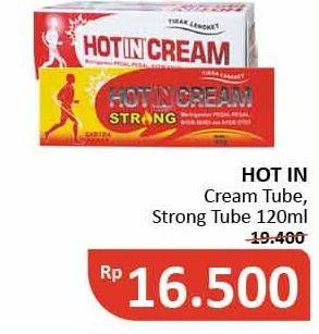 Promo Harga HOT IN CREAM Krim Otot Cream, Strong 120 gr - Alfamidi