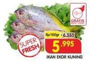 Promo Harga Ikan Ekor Kuning per 100 gr - Superindo