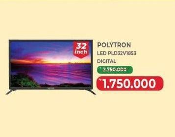 Promo Harga Polytron PLD 32V1853 Digital LED TV  - Yogya