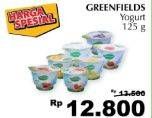 Promo Harga GREENFIELDS Yogurt 125 gr - Giant