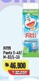 Promo Harga Fitti Pants S40, M32, L28 28 pcs - Alfamart
