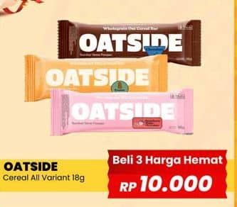 Promo Harga Oatside Crunch Bar All Variants 18 gr - Yogya