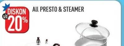 Promo Harga All Presto & Steamer  - Hypermart