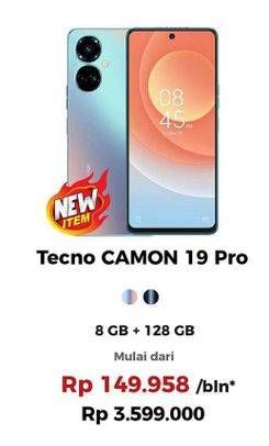 Promo Harga Tecno Camon 19 Pro 8GB + 128GB  - Erafone