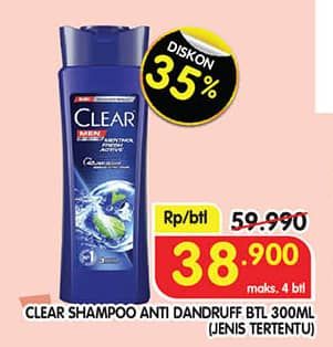 Promo Harga Clear Shampoo 300 ml - Superindo