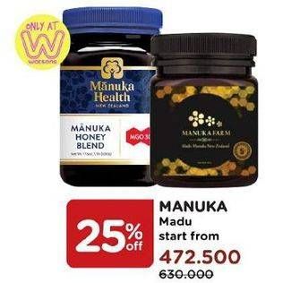 Promo Harga MANUKA Honey Health All Variants  - Watsons