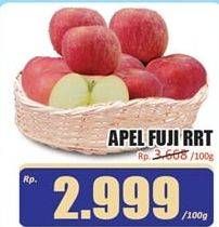 Promo Harga Apel Fuji RRT per 100 gr - Hari Hari