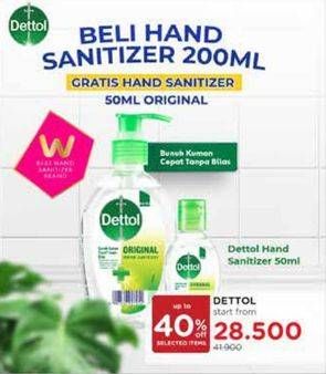 Promo Harga DETTOL Hand Sanitizer  - Watsons