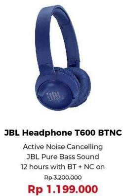 Promo Harga JBL Headphone T600 BTNC  - Erafone