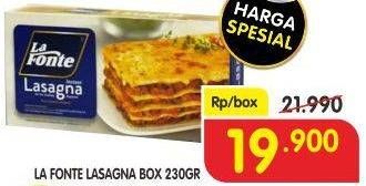 Promo Harga LA FONTE Lasagna 230 gr - Superindo