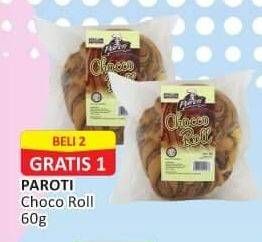 Promo Harga PAROTI Choco Roll 60 gr - Alfamart