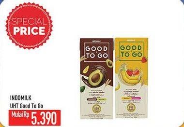 Promo Harga INDOMILK Good To Go All Variants 250 ml - Hypermart