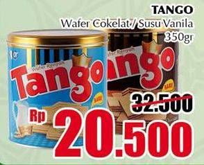 Promo Harga TANGO Wafer Chocolate, Vanilla Milk 350 gr - Giant