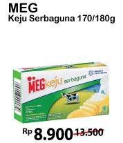 Promo Harga MEG Keju Serbaguna 180 gr - Alfamart