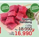 Promo Harga Daging Rendang Sapi per 100 gr - LotteMart