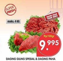 Promo Harga Daging Giling Spesial / Paha 100gr  - Superindo