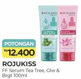 Promo Harga Rojukiss Serum Cleanser Tea Tree Bija Pro Acne, Jeju Lotus Glow Bright 100 ml - Alfamart