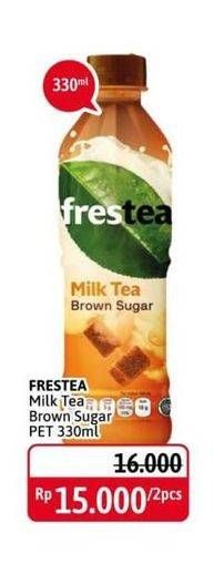 Promo Harga FRESTEA Minuman Teh Milk Tea Brown Sugar 330 ml - Alfamidi