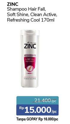 Promo Harga ZINC Shampoo 170 ml - Alfamidi