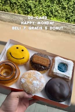 Promo Harga Happy Monday  - Dunkin Donuts