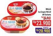 Promo Harga Walls Ice Cream All Variants 700 ml - Hypermart