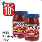 Promo Harga MORIN Jam Strawberry 170 gr - Hypermart