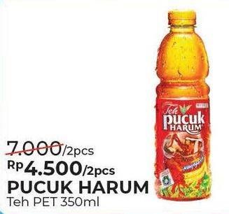Promo Harga TEH PUCUK HARUM Minuman Teh Jasmine 350 ml - Alfamart