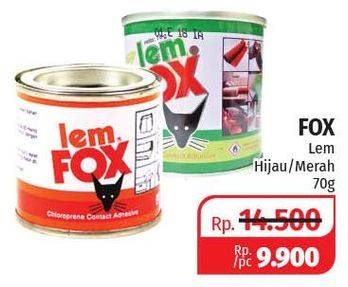 Promo Harga Fox Lem Hijau/Merah  - Lotte Grosir
