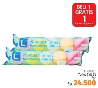 Promo Harga CHOICE L Kamper Toilet 5 pcs - LotteMart