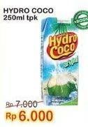 Promo Harga HYDRO COCO Minuman Kelapa Original 250 ml - Indomaret