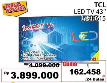 Promo Harga TCL L43P615 | LED TV 43"  - Giant