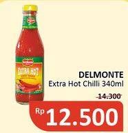 Promo Harga DEL MONTE Sauce Extra Hot Chilli 340 ml - Alfamidi