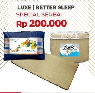 Promo Harga The Luxe / Better Sleep Matras  - Carrefour