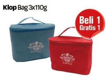 Promo Harga KLOP Biskuit With Bag per 3 pouch 110 gr - Carrefour