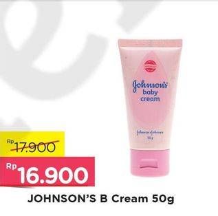 Promo Harga JOHNSONS Baby Cream 50 gr - Alfamart