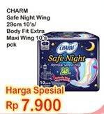 Promo Harga Charm Safe Night Wing 29cm 10 pcs - Indomaret