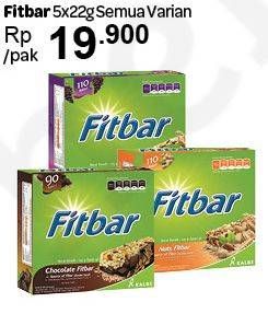 Promo Harga FITBAR Makanan Ringan Sehat All Variants per 5 pcs 22 gr - Carrefour