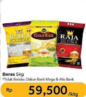 RAJA PLATINUM / GOLD RICE / RAJA ULTIMA Beras 5 kg