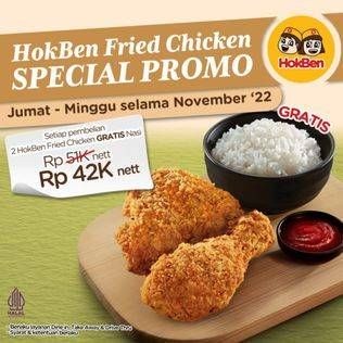 Promo Harga Hokben Fried Chicken  - HokBen