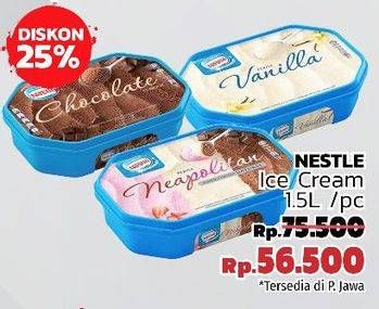 Promo Harga NESTLE Ice Cream 1500 ml - LotteMart
