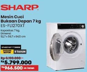 Promo Harga Sharp ES-FL1270MWX  - COURTS