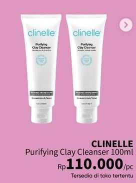 Promo Harga Clinelle Purifying Clay Cleanser 100 ml - Guardian