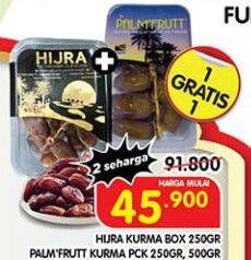 Promo Harga Hura Kurma Pack/Palm Fruit Kurma  - Superindo